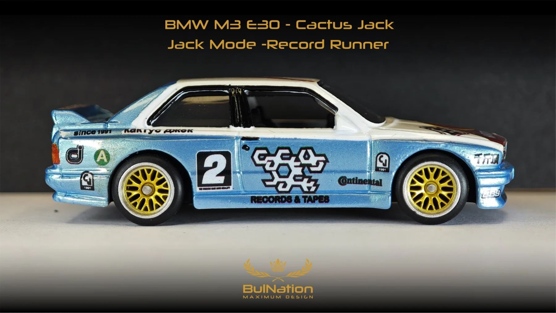 BMW M3 E30 - Cactus Jack - Jack Mode -Record Runner
