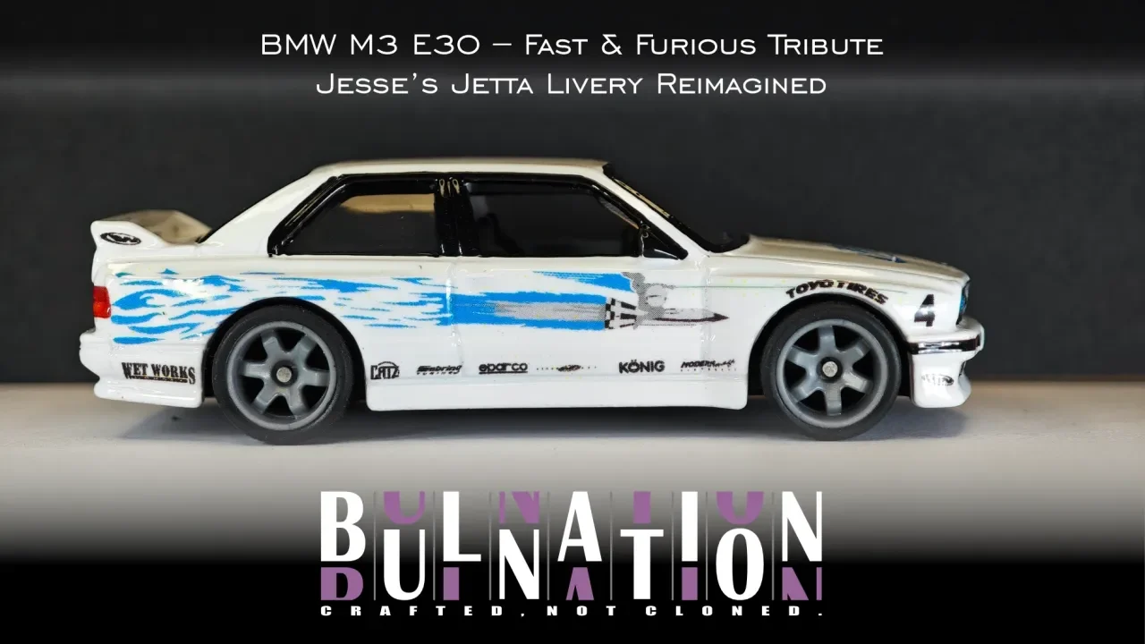 BMW M3 E30 - Fast & Furious Tribute Jesse’s Jetta Livery Reimagined