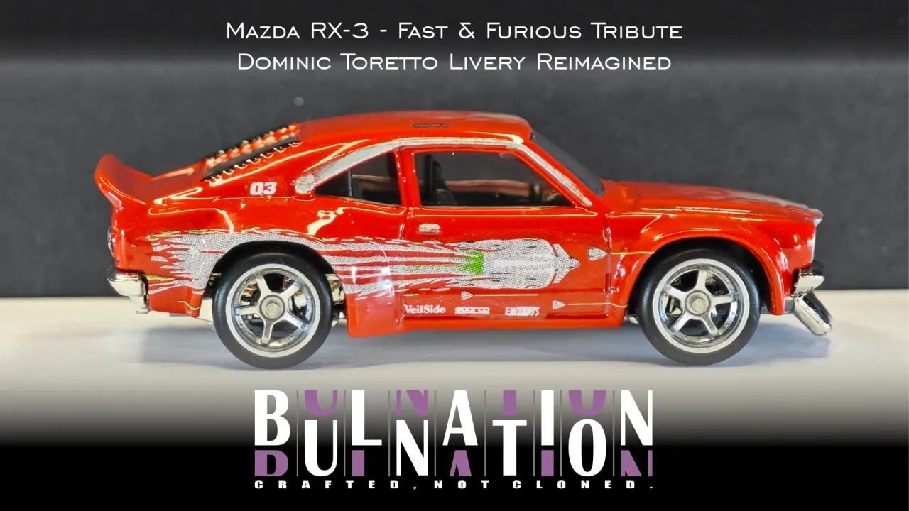Mazda RX-3 - Fast & Furious Tribute - Dominic Toretto Livery Reimagined
