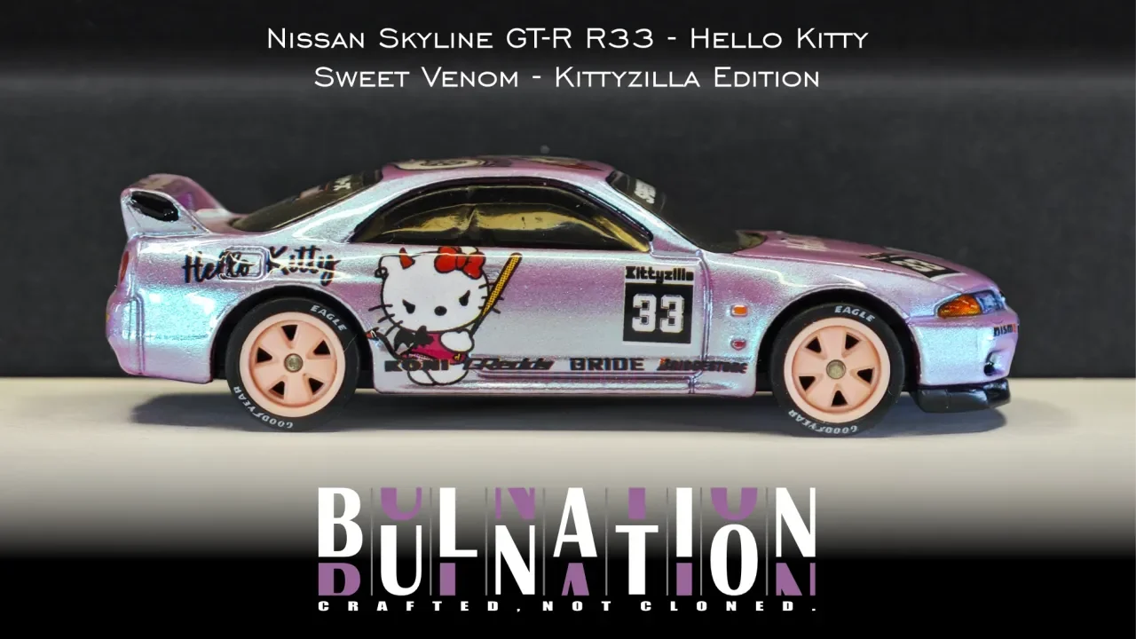 Nissan Skyline GT-R R33 - Hello Kitty - Sweet Venom - KittyZilla Edition