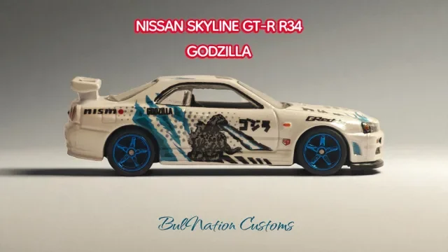 Nissan Skyline GT-R R-34 - Godzilla (Blue Edition)