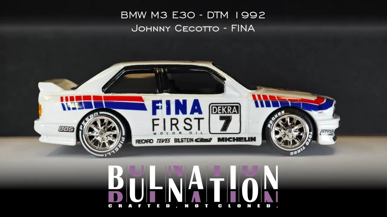 BMW M3 E30 - DTM 1992 - Johnny Cecotto FINA
