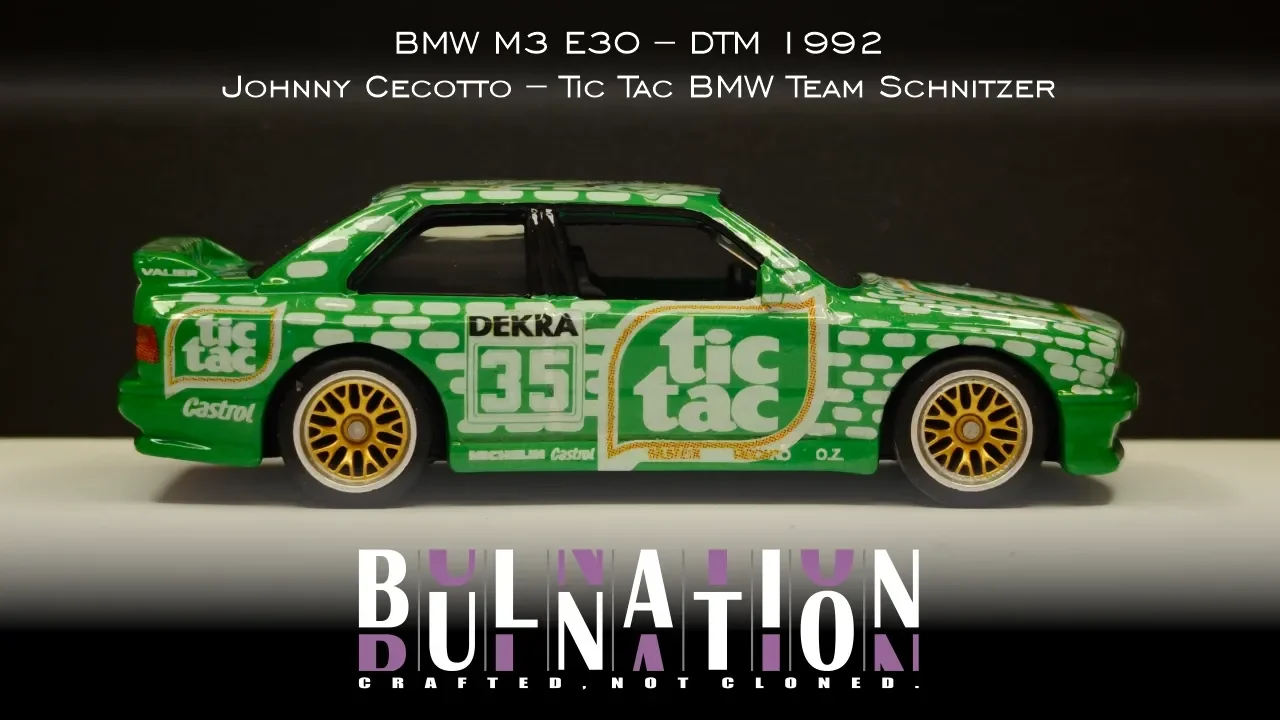 BMW M3 E30 – DTM 1992 - Johnny Cecotto – Tic Tac BMW Team Schnitzer