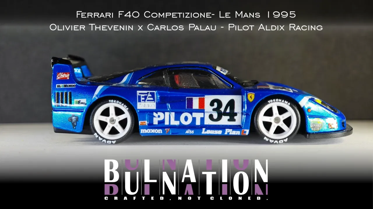 Ferrari F40 Competizione- Le Mans 1995 Olivier Thevenin x Carlos Palau - Pilot Aldix Racing