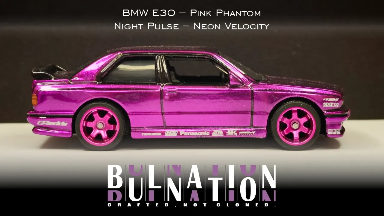 BMW E30 – Pink Phantom - Night Pulse – Neon Velocity