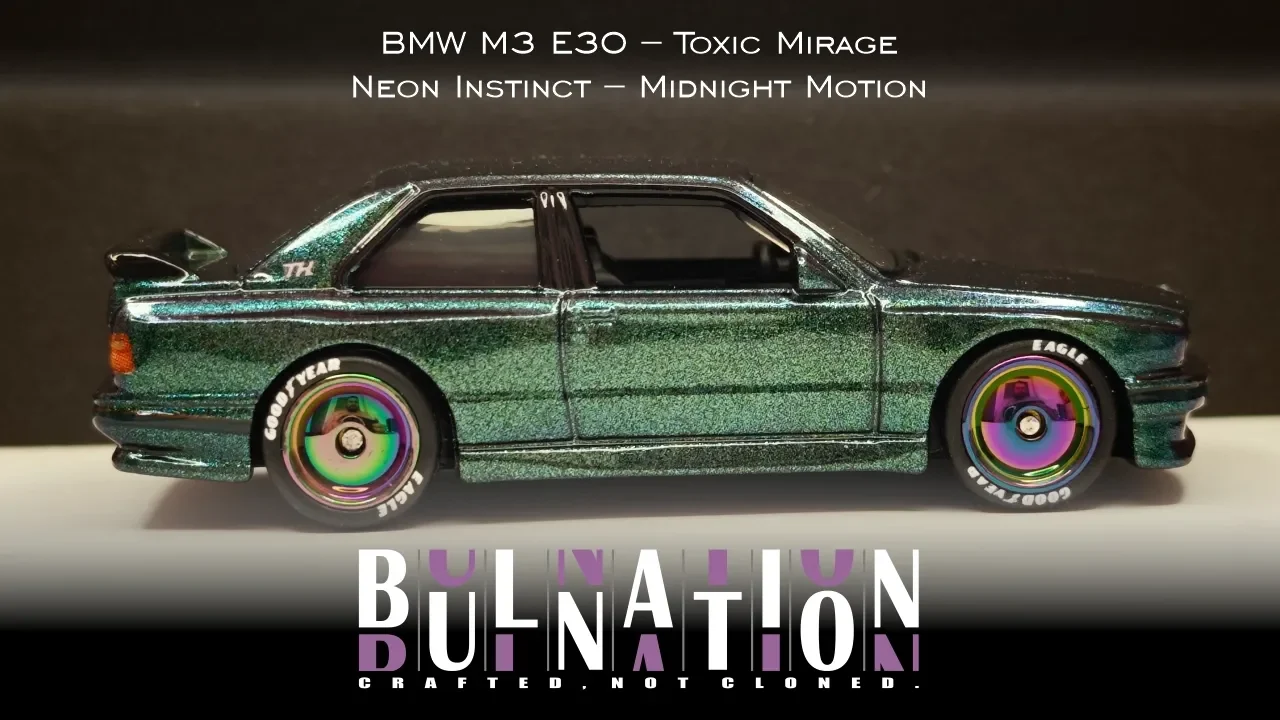 BMW M3 E30 – Toxic Mirage - Neon Instinct – Midnight Motion