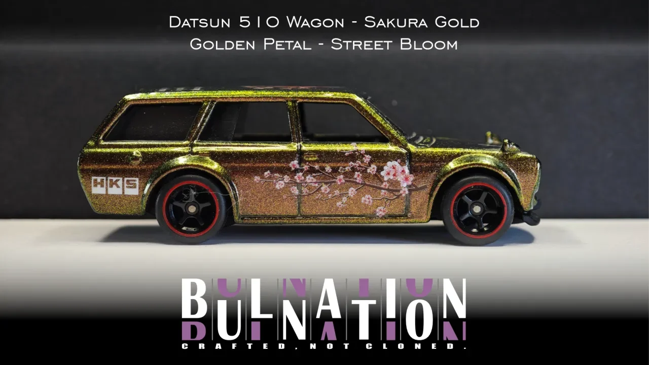 Datsun 510 Wagon - Sakura Gold - Golden Petal - Treet Bloom