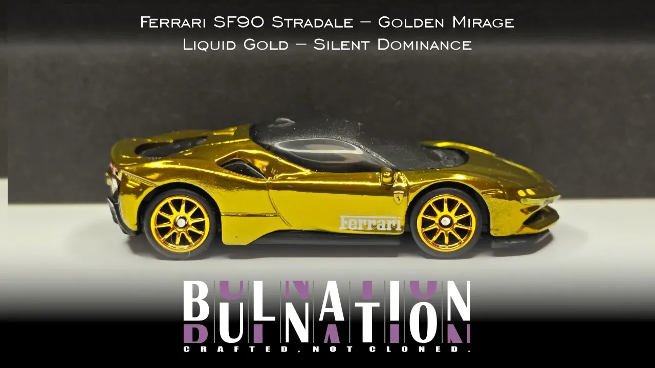 Ferrari SF90 Stradale – Golden Mirage - Liquid Gold – Silent Dominance