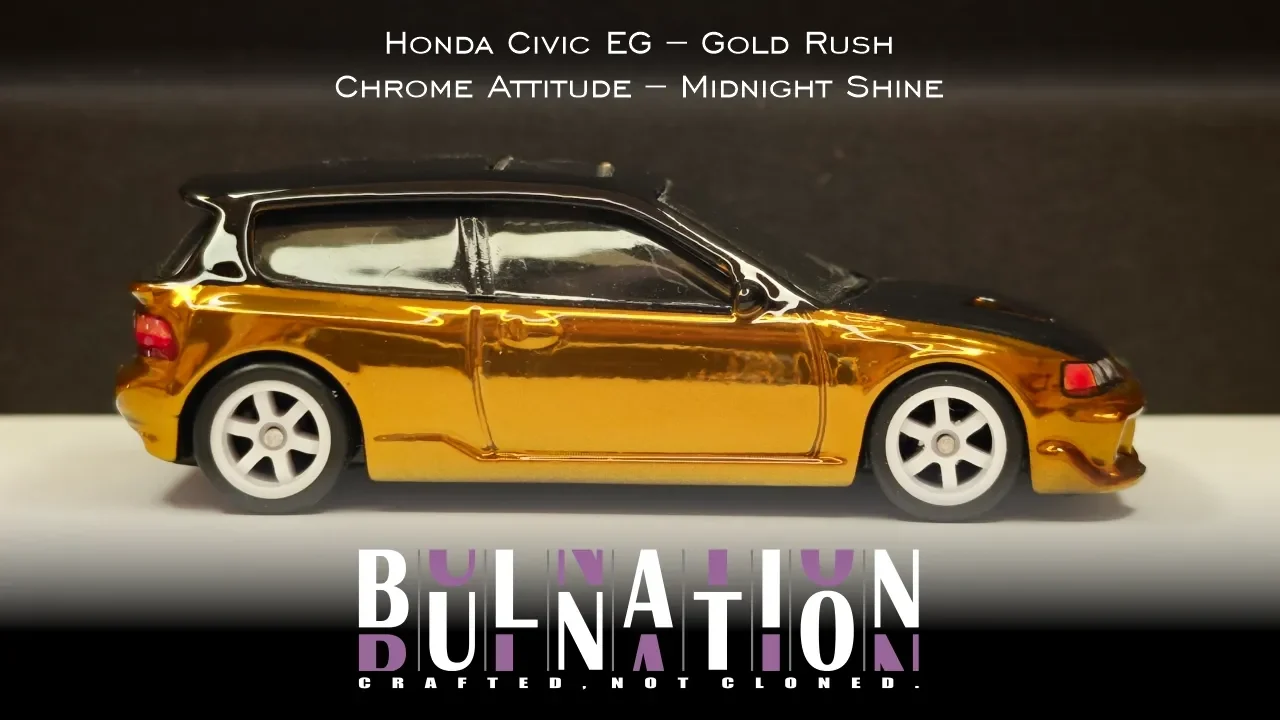 Honda Civic EG – Gold Rush - Chrome Attitude – Midnight Shine