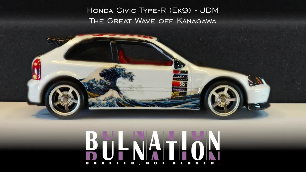 Honda Civic Type-R (Ek9) - JDM - The Great Wave off Kanagawa