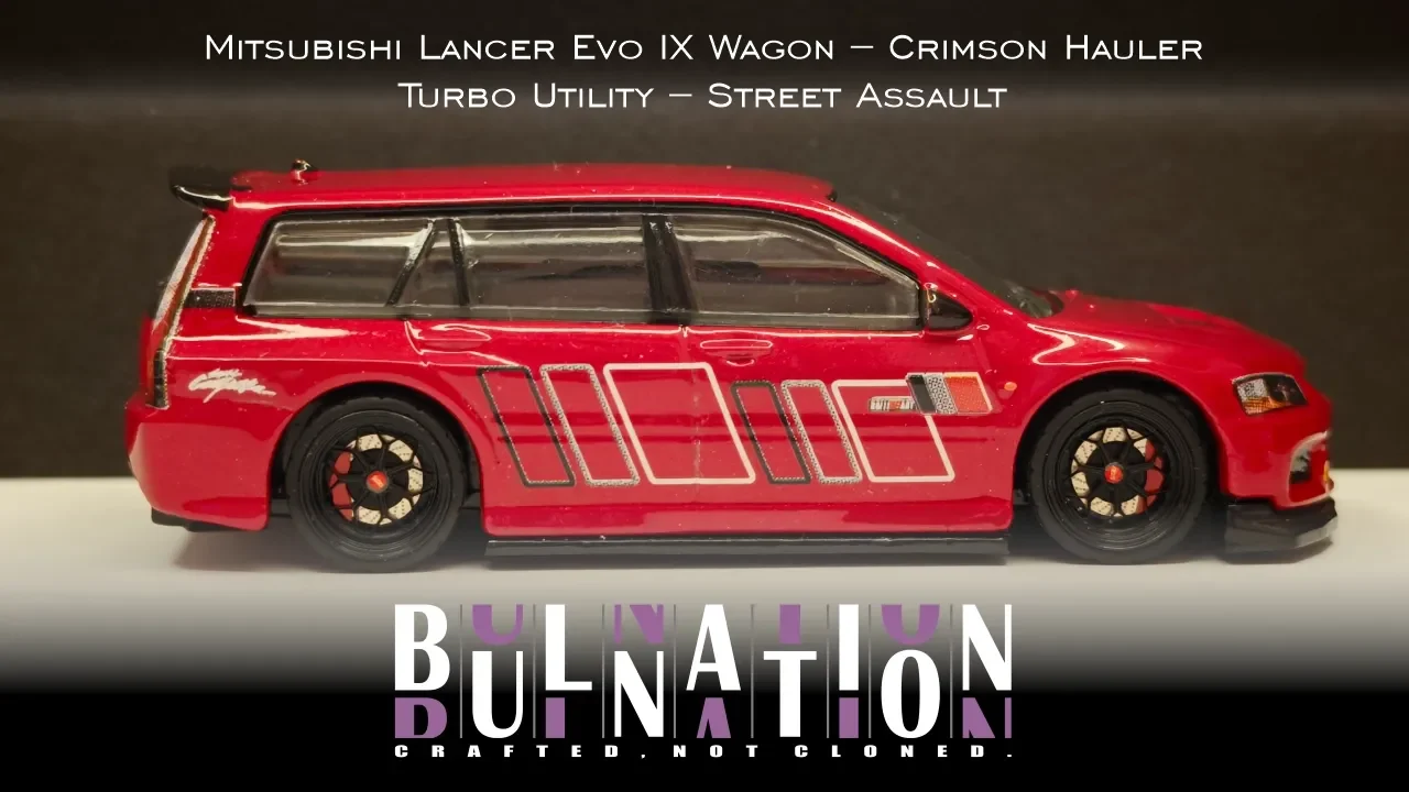 Mitsubishi Lancer Evo IX Wagon – Crimson Hauler - Turbo Utility – Street Assault
