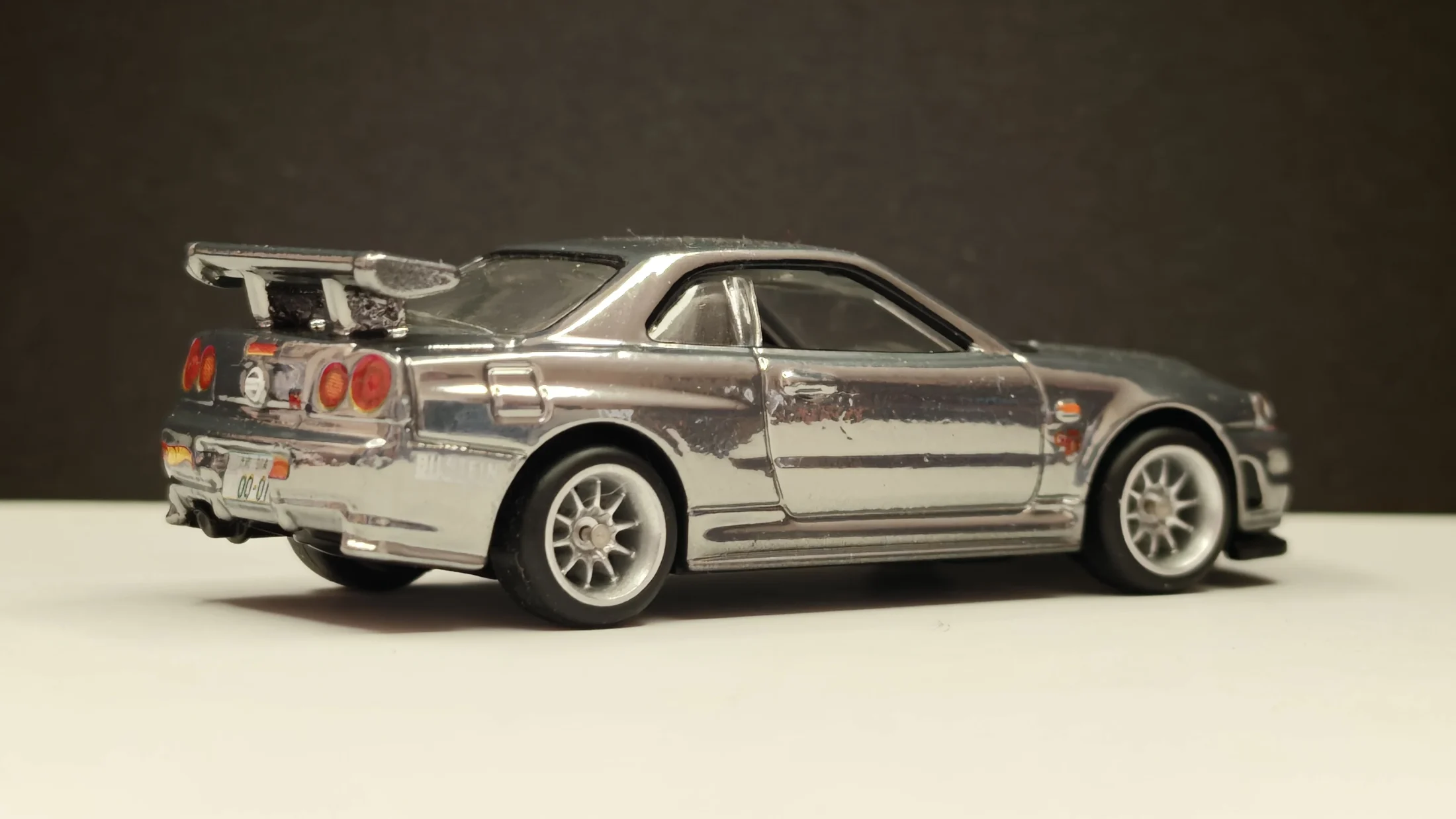 Nissan Skyline GT-R R34 – Chrome Phantom - Liquid Metal – Silent Velocity — 8