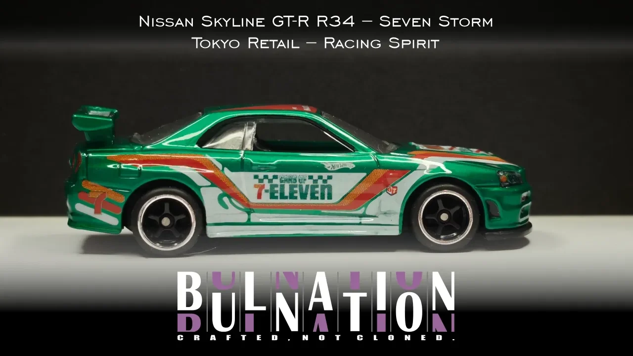 Nissan Skyline GT-R R34 - Seven Storm - Tokyo Retail - Racing Spirit