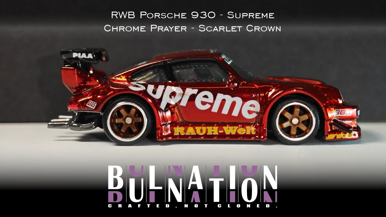 RWB Porsche 930 - Supreme Chrome Prayer - Scarlet Crown