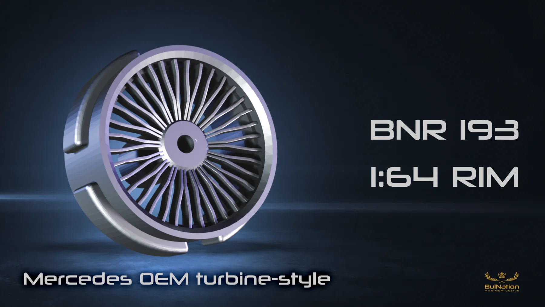 Mercedes OEM turbine-style